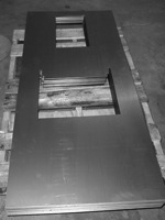 curved sheet metal part