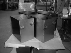 metal box custom store fixture