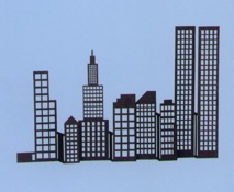 NYC metal skyline custom