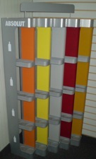 absoluet flavor rack display store fixture