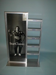 reebok metal sneeker floor display