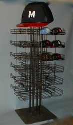 metal wire hat display baseball custom