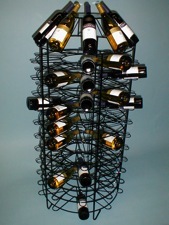 wine display rack point of purchase 