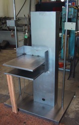 surround sound system display free standing interactive store sheet metal electronics