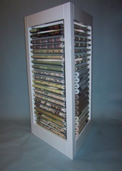 wallpaper floor display metal custom 