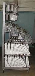 tubular custom metal display 