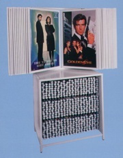 poster display merchandiser custom metal frames wing swing arm