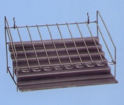 perfume nailpolish slat wall counter display custom metal 
