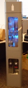 absolut lighted bottle chiller cooler custom