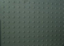 embossed and powder coated metal